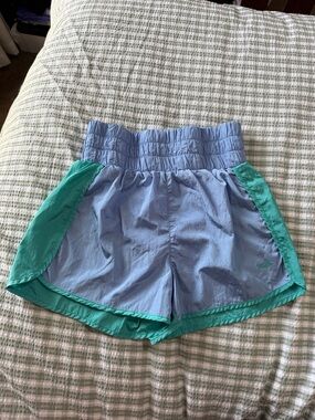 Southern Marsh Light Blue and Teal Athletic Shorts